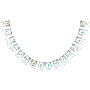 Winter Vibes Watercolor Penguin - Birthday Bunting