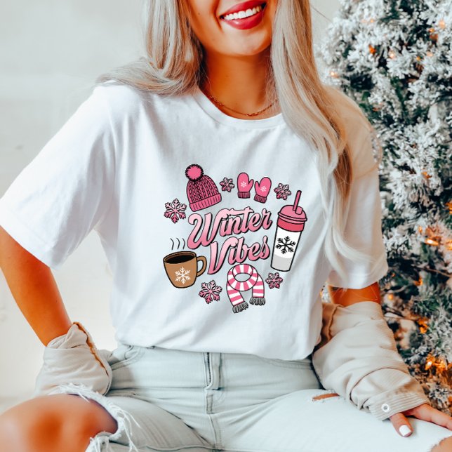 Winter Vibes Women's T-Shirt (Creator Uploaded)