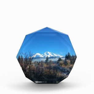 Winter View at Mount Shasta, CA Photo Block
