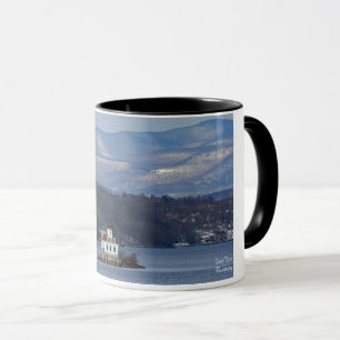Winter View of Esopus Meadows Lighthouse Mug