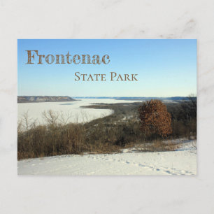 Winter View of Lake Pepin at Frontelac SP, MN Postcard