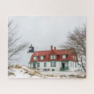 Winter View of Point Betsie - 520 piece Jigsaw Puzzle