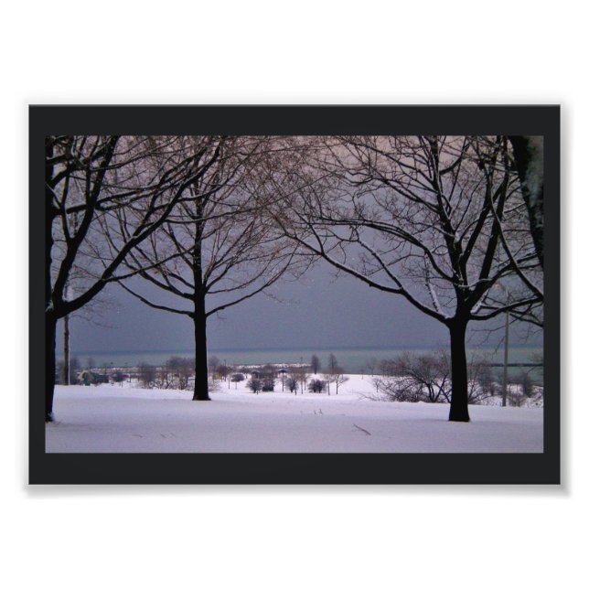 Winter View Photo Print (Front)