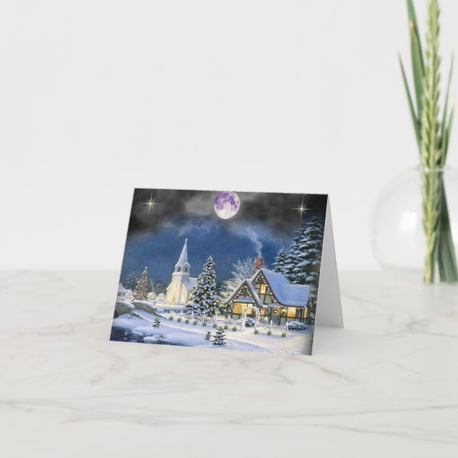 Winter Village Christmas Card (Front)