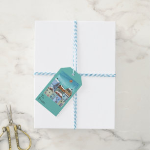 Winter Village gift tag