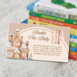 Winter Village Gingerbread House Books For Baby Enclosure Card