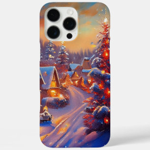 Winter Village Holiday iPhone 16 Pro Max Case