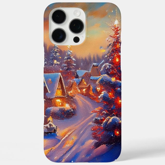 Winter Village Holiday Case-Mate iPhone Case (Back)