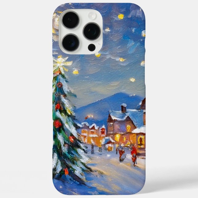 Winter Village Holiday Case-Mate iPhone Case (Back)