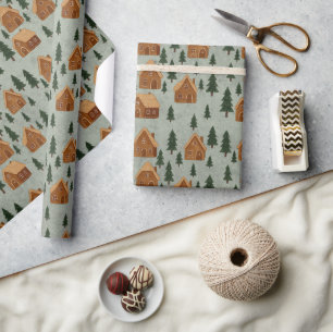 Winter Village Wrapping Paper