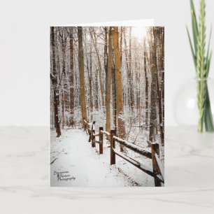 Winter Walk (5.0) Holiday Card