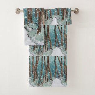 Winter Walk Collection Bath Towel Set