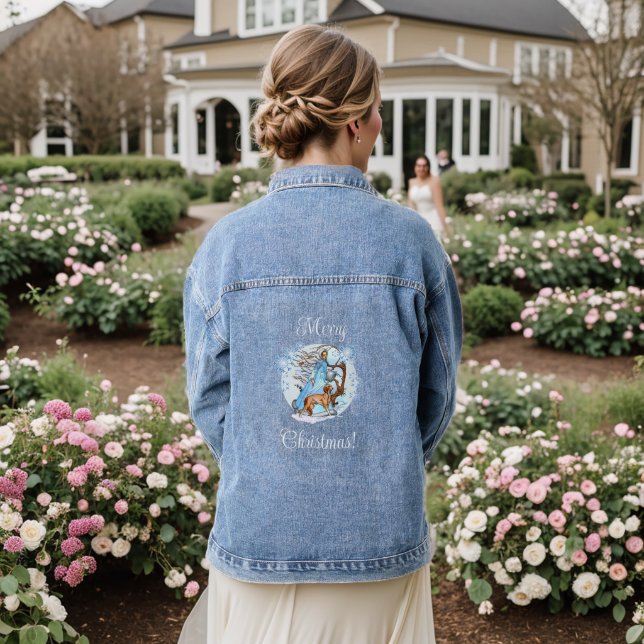 Winter Walk Denim Jacket (Wedding Back)