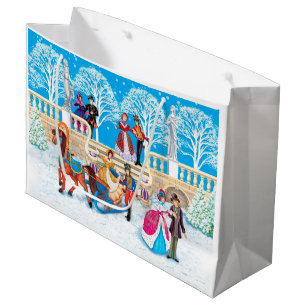 Winter walk large gift bag