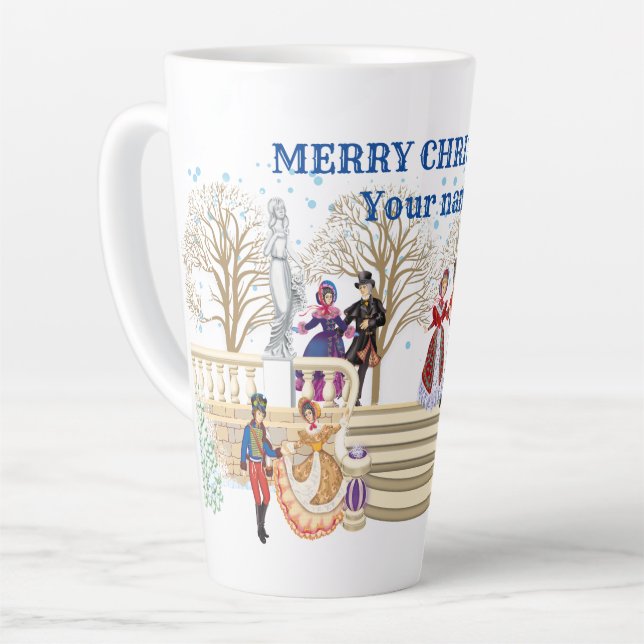 Winter walk  Latte Mug (Left Angle)