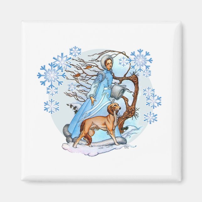 Winter Walk Magnet (Front)