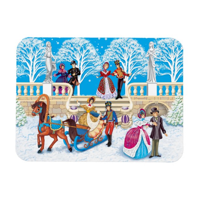 Winter walk magnet (Horizontal)