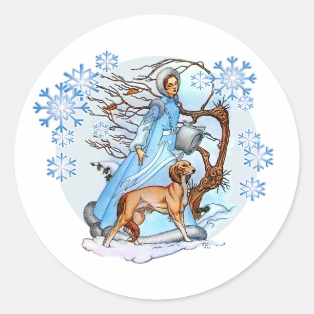 Winter Walk Sticker (Front)