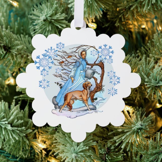 Winter Walk Tree Decoration Card (Insitu (Tree))