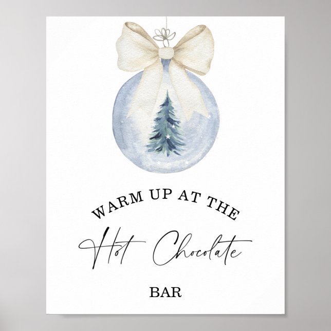 Winter Warm up at the Hot Chocolate bar Poster (Front)