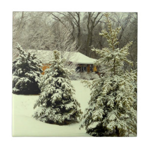 Winter Warmth Ceramic Tile