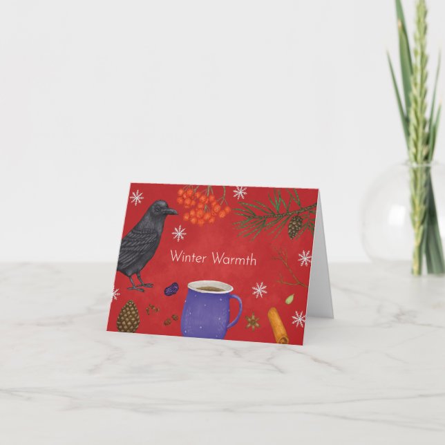 Winter Warmth, Winter tales collection Holiday Card (Front)