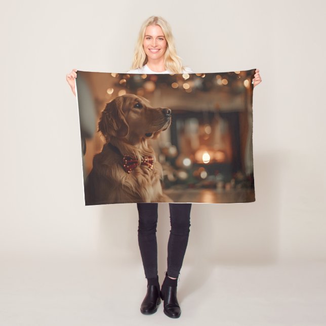 Winter Warmth with Labrador Comfort Fleece Blanket (In Situ)