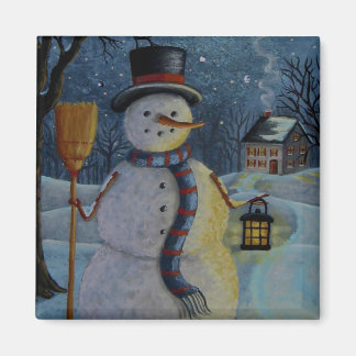 Winter Watchman Magnet