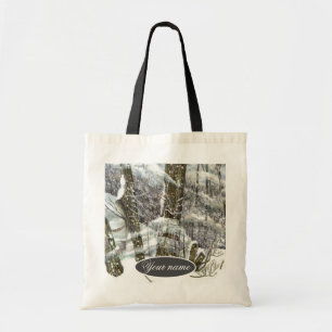 Winter Watercolor painting Tote Bag