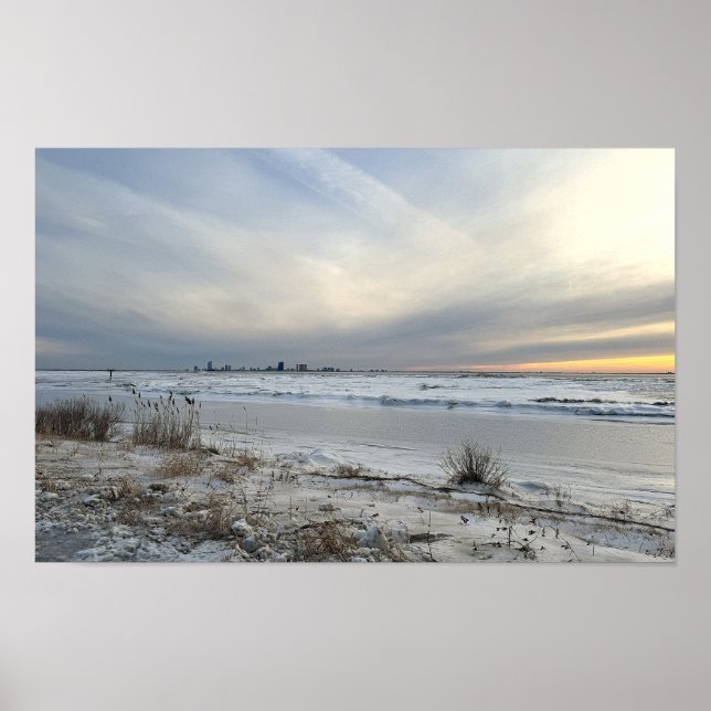 Winter Waterscape Photo Poster (Front)