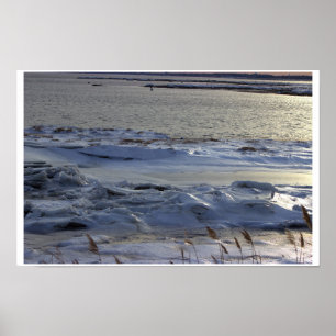 Winter Waterscape Photo Poster