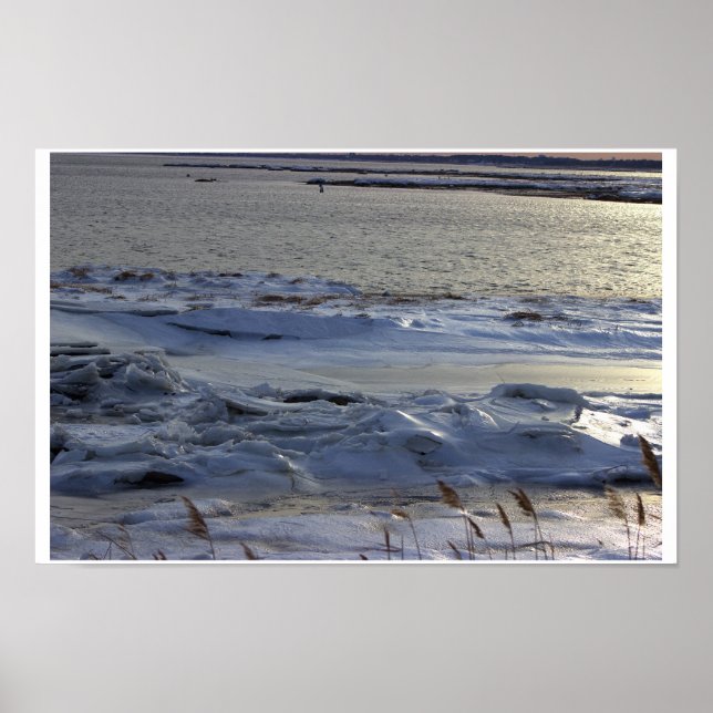 Winter Waterscape Photo Poster (Front)