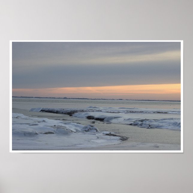 Winter Waterscape Photo Poster (Front)