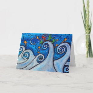 Winter Waves Christmas Card