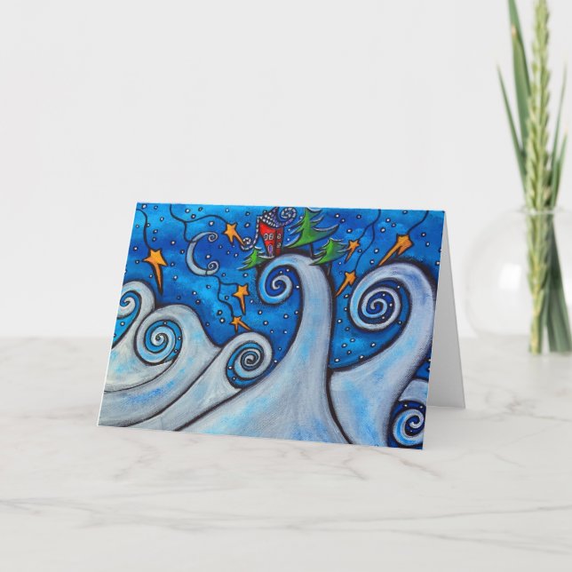 Winter Waves Christmas Card (Front)