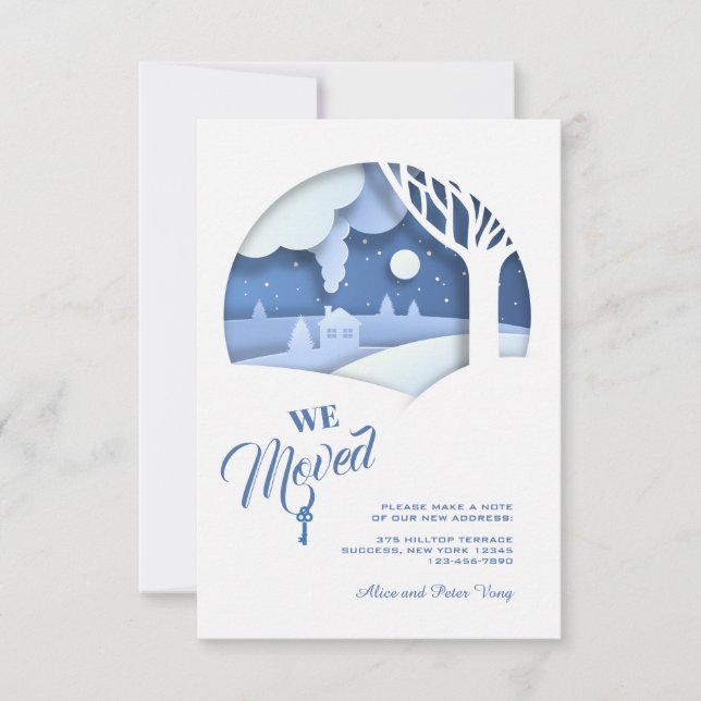 Winter We Moved Announcement (Front)
