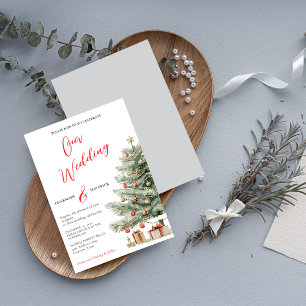 Winter Wedding Holiday Invitation