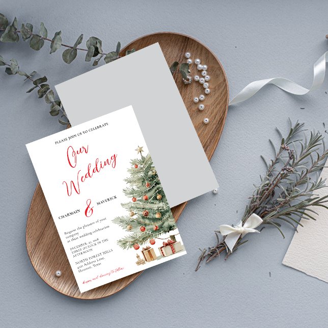 Winter Wedding Holiday Invitation (Creator Uploaded)