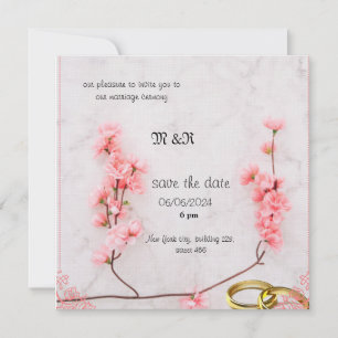 winter wedding invitation