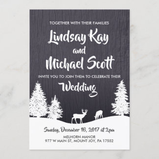 Winter Wedding Invitation