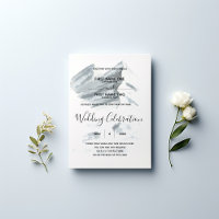 Winter wedding invitation
