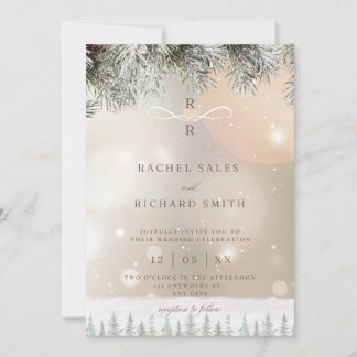 Winter Wedding Invitation