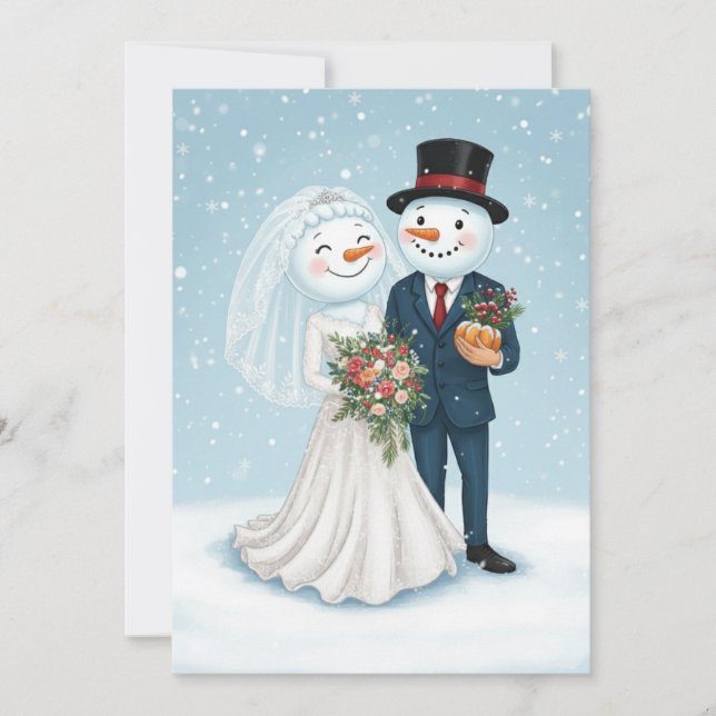 Winter Wedding Invitation (Front)