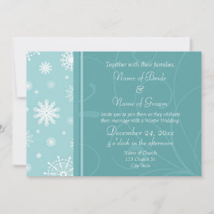 Winter Wedding Invitation Cards