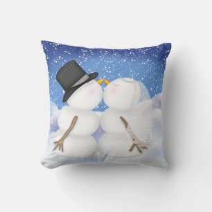 Winter Wedding Pillow