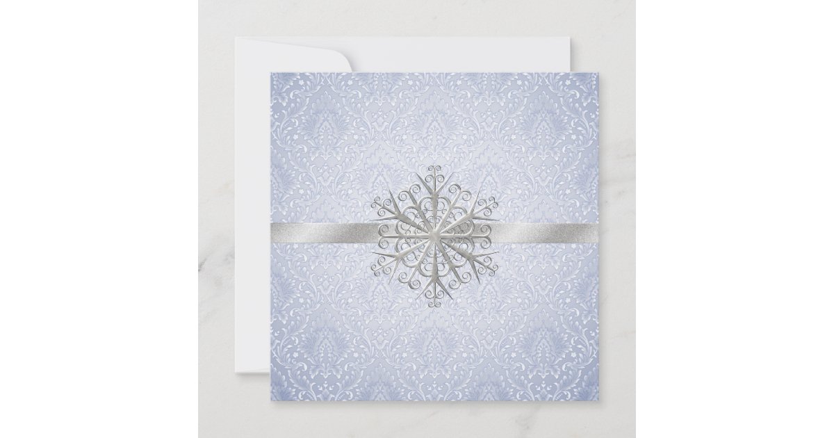 Winter Wedding Rehearsal Dinner Invitation Zazzle