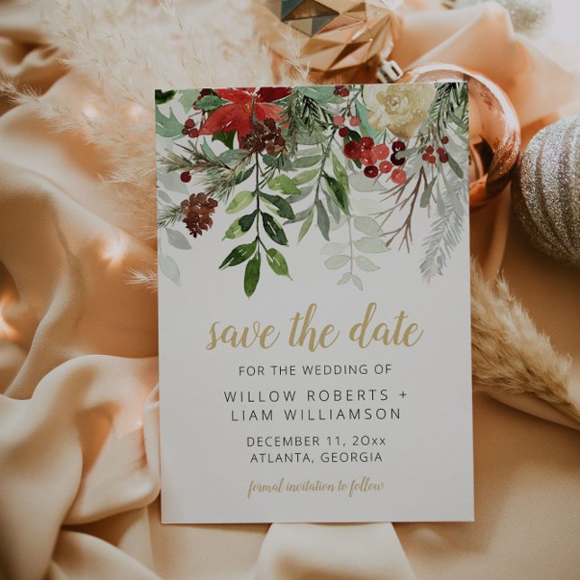 Winter Wedding Save The Date Invitation (Creator Uploaded)