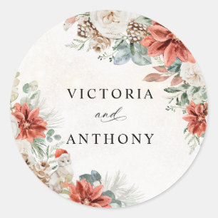 Winter Wedding Sticker