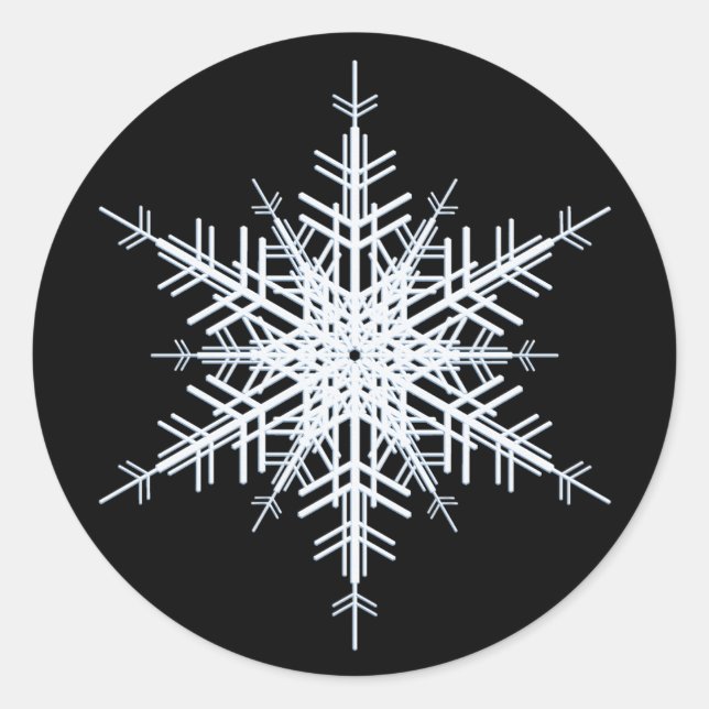 Winter Wedding Sticker (Front)