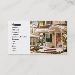 Winter - Westfield, NJ - It's too early for winter Business Card